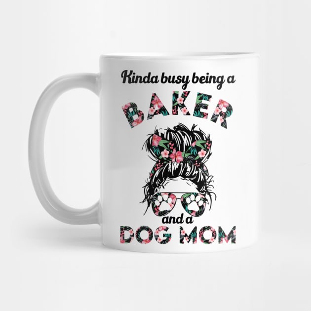 Baker woman and dog mom . Perfect present for mother dad friend him or her by SerenityByAlex